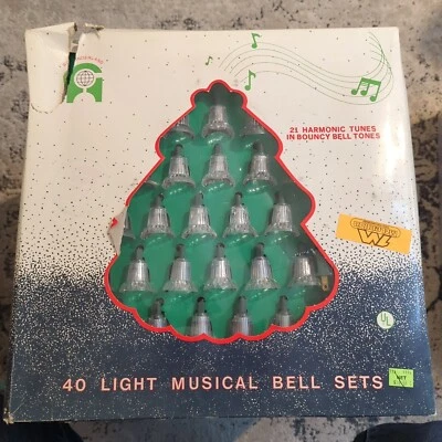 40 Indoor Wonderland Musical Bell Light Set 7 Function with 21 Songs Works - Image 1 of 4