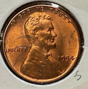 Lincoln 1954 1¢ rojo BU 5 - Imagen 1 de 2