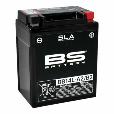 BATTERIA BS BATTERY SLA BTX14AHL 12v 14.7 Ah 200 CCA SPUNTO POTENTE GIA ATTIVATA - Immagine 1 di 3