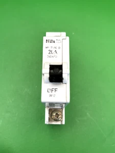 Delta 20A Type D 201D MCB - Picture 1 of 4