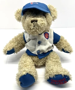 2005 Major League Baseball Chicago Cubs Plush Cream Bear - Picture 1 of 7