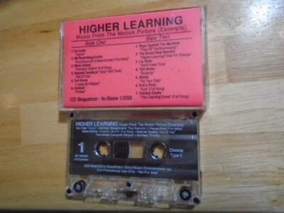 RARE PROMO Higher Learning CASSETTE TAPE soundtrack exrp Tori Amos RATM Ice Cube - Image 1 of 2