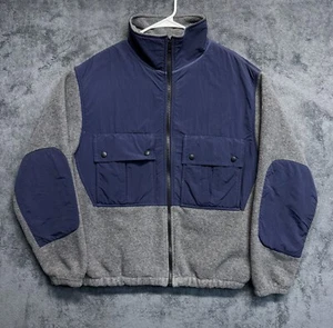 Vintage Orvis Jacket Men’s M Full Zip Fleece Nylon Chest Double Pocket USA Made - Picture 1 of 11