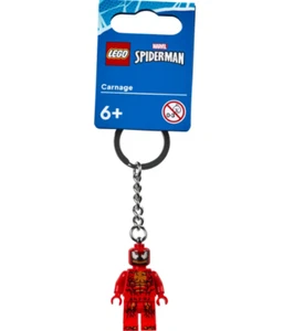 LEGO Marvel Carnage Keyring 854154 Spiderman Key chain or Bag Charm 3.5cm - Picture 1 of 12