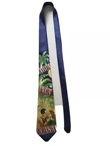 Casablanca Palm Tree Necktie Tie Gold City - Picture 1 of 4