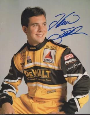 SAM HORNISH JR. RACE CAR DRIVER AUTOGRAPHED SIGNED 8X10 PHOTO W/COA - Image 1 of 2
