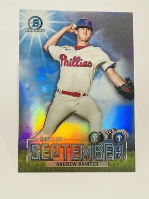 ANDREW PAINTER 2023 Bowman SIGHTS on SEPTEMBER Insert SOS-16 Phillies - Image 1 of 2