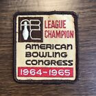 American Bowling Congress - Vtg 1964-1965 Abc League Champion Patch
