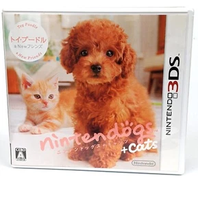 Nintendogs + Cats Toy Poodle & New Friends Nintendo 3DS Japan Japanese US Seller - Picture 1 of 3