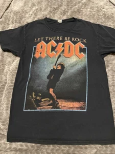 Let There Be Rock AC DC Band Black T-Shirt Cotton All Size JK511 - Picture 1 of 3