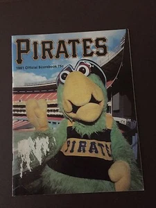 1981 PITTSBURGH PIRATES MLB Baseball Official Scorebook - UNSCORED Three Rivers - Picture 1 of 1