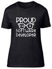 Proud to be a Software Developer Fitted Damen-T-Shirt