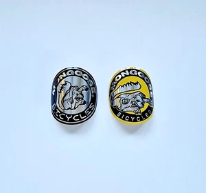MONGOOSE BIKE HEAD BADGE DECAL STICKER 3M BMX ALUMINIUM REPLICA - Picture 1 of 8