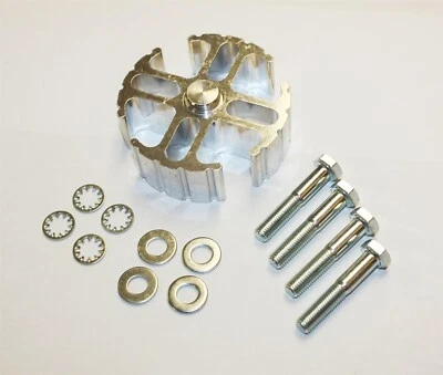 UNIVERSAL MECHANICAL COOLING ALUMINUM FAN SPACER 1" GM FORD MOPAR 5/8" PILOT - Image 1 of 2