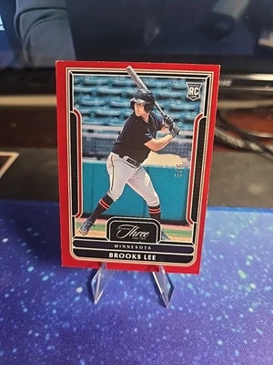 Panini Three and Two 2023 - Brooks Lee #48 rojo/6 (RC) Foto 1 de 2
