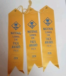 Vintage Cub Scouts National Summer Time Pack Auszeichnungen Bänder Lot 3 - Bild 1 von 1