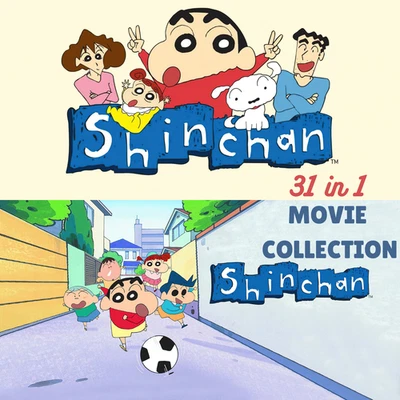 Crayon Shin-Chan Movies Collection 31 in 1 Boxset English Subtitle Anime DVD - Image 1 of 4