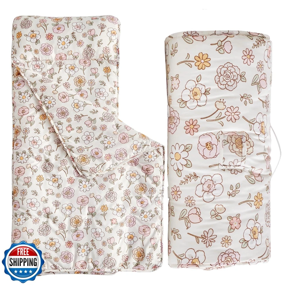 Tapete de cochilo infantil com travesseiro removível, bolsas de sono ultra macias para meninas, crianças  - Imagem 1 de 4