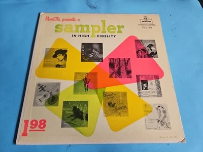 Montilla Presents A Sampler In High Fidelity VG+ LP Latin Classical FM-79 MONO - Image 1 of 4