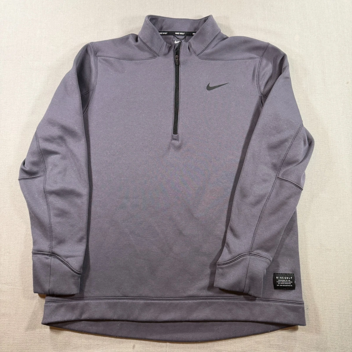Nike golf　Therma-Fit Mサイズ 赤/黒 Nike Golf Therma Fit In Men's Golf Shirts, Tops & Sweaters for