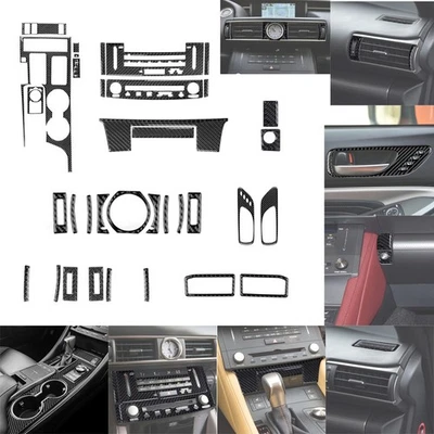 35PCS Carbon Fiber Interior Cover Trim Sticker For Lexus RC300 350 200T 2015-20 Foto 1 de 4