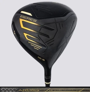 Honma BERES 09 BLACK 2024 Driver 10.5 / ARMRQ FX LIGHT R w/ Headcover Japan New - Picture 1 of 5