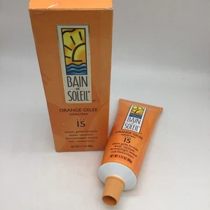 Bain de Soleil Orange Gelee 15 LSF Sonnencreme 3,12 Oz. Wasserfest Neu - Bild 1 von 2