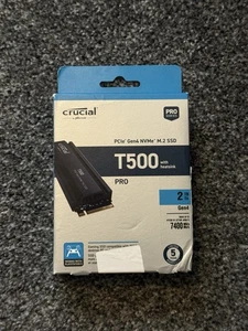 Crucial T500 2TB M.2 NVMe Internal SSD with Heatsink (CT2000T500SSD5) - Afbeelding 1 van 4