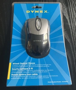 Dynex DX-WOM2 5 Button Wired Optical Mouse With Scroll And Zoom Function - Picture 1 of 5
