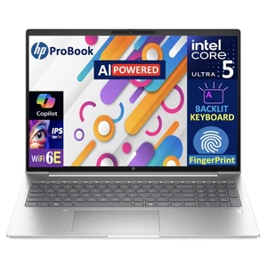 HP Probook 460 16" WUXGA Intel Ultra 5 125U 1.30 GHz 16GB 1TB SSD W11P Laptop - Picture 1 of 5