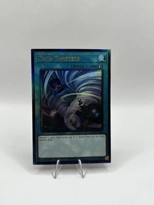 Twin Twisters First Edition Prismatic Ultimate Rare RA02-EN060 Near Mint - Image 1 of 2