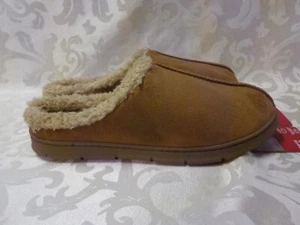 Wembley Men Memory Foam Slippers NWT Indoor/Outdoor Faux Fur Lining Nonskid Sole - Picture 1 of 24