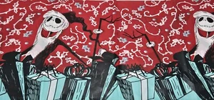 Lot Of 2 New The Nightmare Before Christmas Disposable Rectangular Tablecovers - Picture 1 of 7