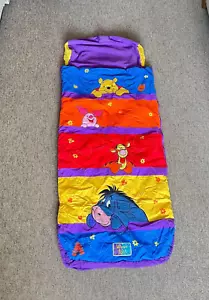 Vintage Winnie the Pooh Eeyore Tigger Piglet Childrens Sleeping Bag - Picture 1 of 12