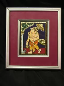 Thanjavur painting of Ganesha from the Gurubaran Tonjore - Picture 1 of 6