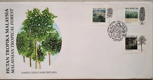 Malaysia FDC with Stamps (23.03.1992) - Malaysian Tropical Forest - Picture 1 of 5