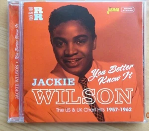 JACKIE WILSON--You Better Know It: Chart Hits 1957-1962 -29-TRACKS-AS NEW-EX - Picture 1 of 2