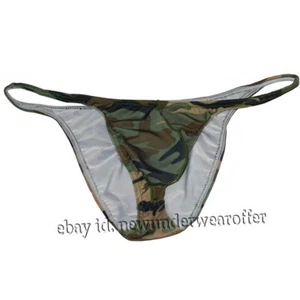 Hombres Bolsa Abultada Bikini Calzoncillos Ropa Interior Hombre GIMNASIO Cuerda Jockstrap Hipster Calzoncillo - Imagen 1 de 2