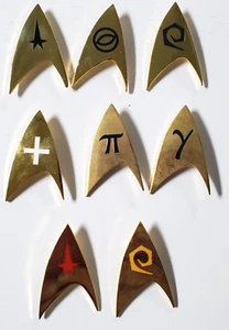Original Vintage Star Trek: TOS Uniform Insignia Pin Collection-Your Choice of 6 - Picture 1 of 12