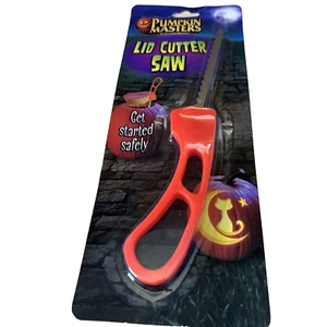 Halloween Pumpkin Masters Lid Cutter Saw Holiday Carving Tool Party Accessories - Picture 1 of 9