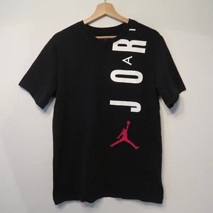 Camiseta NIKE AIR JORDAN Jumpman Elastizada Logo Mediana Negra Deletreada M CZ8402-010 - Imagen 1 de 11