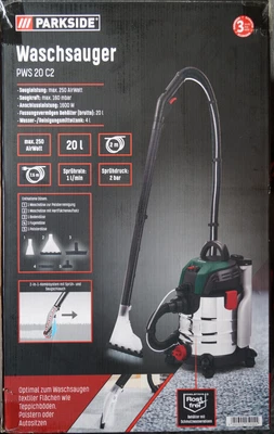 Parkside Waschsauger Teppichreiniger Mehrzweck Nasssauger Polster Nassreiniger - Bild 1 von 4