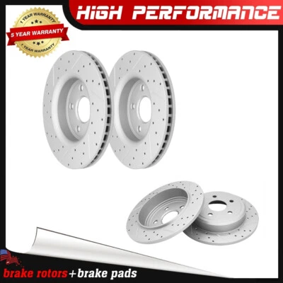 Rotores de freno delanteros traseros para Jeep Commander Grand Cherokee 2006 2007 2008-2010 Foto 1 de 4