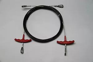 CABLES TRAPECIO Dart 18 NEGROS (2) - NUEVOS CON MANGOS ROJOS DE LUJO - Imagen 1 de 5