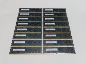 LOT OF 16X 8GB HYNIX HMT31GR7BFR4A-H9 2RX4 PC3L-10600R DDR3 SERVER RAM - Picture 1 of 5