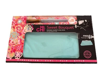 CHI Sweet Bouquet 1" Ceramic Hairstyling Iron with Free Thermal Clutch. GF1028 - Image 1 of 2