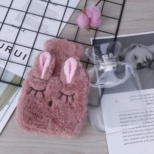 Cute PVC Relief Stress Pain Hot Water Bottle Bag Soft Reusable Hand WarmerDESA - Picture 1 of 16