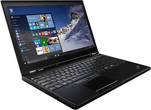 Lenovo ThinkPad P50 Intel i7 6820HQ 2.70GHz 16GB RAM 256GB SSD 15.6" Win 10 - B 