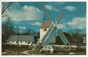 Robertson's Windmill Colonial Williamsburg VA Vintage Chrome Postcard Unposted - Picture 1 of 12