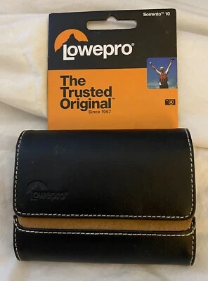 NEW Lowepro Sorrento 10 Camera Case w/Suede Lining Black - Image 1 of 2
